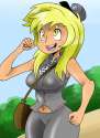 787095__safe_solo_humanized_breasts_derpy+hooves_belly+button_midriff_artist-colon-damaximos.png