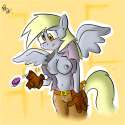 561315__solo_nudity_anthro_blushing_questionable_breasts_clothes_derpy+hooves_belly+button_nipples.png