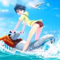 s - 1056501 - 1girl ass bad_id bird blue_hair idolmaster jet_ski kikuchi_makoto masao ocean seagull short_hair sky solo water.jpg