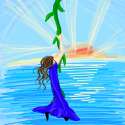 Girl climbing up vine.png