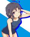 s - 1026464 - 1girl antenna_hair armpits bare_shoulders black_hair collarbone flat_chest highres idolmaster idolmaster_2 kikuchi_makoto leani.jpg