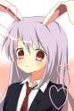 _3 animal_ears blazer bunny_ears bust long_hair necktie purin_jiisan purple_hair red_eyes smile solo touhou-8f259810bb1082f3133b7ab964924843.jpg
