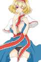 1girl blonde_hair blue_eyes breasts capelet female hairband highres himenomikan short_hair solo thighhighs touhou-981e2197194ab68c2ba6efc9d7d61967.png