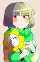 _speedpaint__chara_and_flowey_by_rensaven-d9qo6ru.png