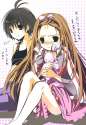 190383 - 2girls androgynous antenna_hair bare_legs barefoot between_legs black_hair blush check_translation collarbone dress face idolmaster kikuchi_makoto looking_at_viewer minase_iori multiple_girls pink_dress pointy.jpg