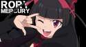 long_hair red_eyes ribbons rory_mercury vector watermark wink.jpg