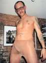 Kim Gordon(from Sonic Youth photographed by Richard Kern in 1985) attempting to aim her shotty @ a cozily comfy boner snuggled away in nylon panty stockings.jpg