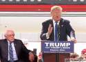 Bernie-Sanders-scares-Trump-at-Ohio-Rally.gif