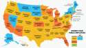 US Map of the Highest Paid Public Employees by State.png