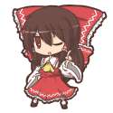 1girl ;o brown_eyes brown_hair chibi female fushigi_ebi hair_tubes hand_on_hip hips long_hair lowres one_eye_closed simple_background solo touhou white_background wink-600d39f06d55ff03205863865c7bd94c.jpg
