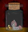 1131311__safe_solo_oc_oc+only_bottle_pony+in+a+bottle_artist-colon-lazerblues_oc-colon-veronika.png