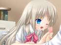 180861 - blonde_hair blue_eyes blush censored cum facial fang game_cg kud_wafter loli na-ga noumi_kudryavka wink.jpg