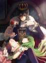 s - 1709079 - 1boy 1girl bare_shoulders black_hair breasts bustier c.c. code_geass creayus crown flower f.png