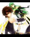 s - 454060 - 1boy 1girl bare_shoulders brown_hair c.c. c_(rahit) code_geass elbow_gloves gloves green_eye.png