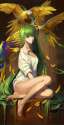 s - 1889096 - 1girl ana_bi barefoot bird blue-and-yellow_macaw c.c. code_geass collarbone feathers feet f.png
