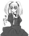 s - 100113 - 1girl c.c. code_geass dress gothic_lolita hair_ribbon lolita_fashion long_hair monochrome ri.jpg
