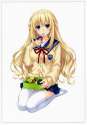 s - 3223914 - 1girl absurdres blazer blonde_hair blue_eyes blush breasts choujigen_game_neptune eating fork full_body.jpg