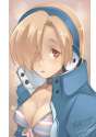 No Artist - 10hmugen 1girl bikini blonde_hair blush breasts brown_eyes cleavage earmuffs hair_over_one_eye highres idolmaster idolmast.jpg