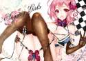 bra breasts choker cleavage elbow_gloves garter_belt pink_eyes pink_hair ribbons short_hair stockings thighhighs touhou underwear ut_(apt).jpg