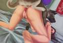 girl fucked by dog doggystyle cum inside close up.png
