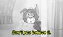 Cornered mouse never fights.gif