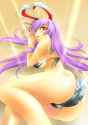 1girl absurdres animal_ears bikini bunny_ears bunny_tail cameltoe female highres karasu10gu long_hair lying on_side purple_hair red_eyes solo swimsuit tail touhou-7aa44260c9dbf2c8c6cd067d1036f1.jpg