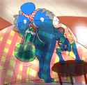 e - 1937121 - anthro ass blue_fur breasts clothed clothing crypticfigurines dildo feline feline female fu.jpg