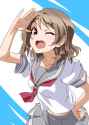 s - 3348268 - 1girl blue_eyes brown_hair eyebrows eyebrows_visible_through_hair hand_on_hip looking_at_viewer love_live.jpg