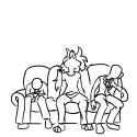 Three fags on a sofa.png