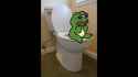 pepe sitting toilet.gif