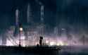 lonely_skyline_dock_two_raining_umbrella.jpg