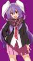 ayasugi_tsubaki blazer bunny_ears long_hair necktie purple_hair rabbit_ears red_eyes scarf skirt touhou-5a16ca5db1b4969f4beeb457184f7c7c.jpg