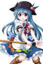 1girl_open_mouth_smile_long_hair_hat_peach_reverse_grip_bow_white_blouse_solo_looking_at_viewer.png