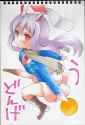 _ animal_ears blush_stickers bunny_ears bunny_tail character_name face necktie purple_hair red_eyes scarf skirt solo tail touhou traditional_media uousa-24de6e47aefd32e1c9efa34f3c71882c.jpg