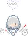 1girl alice4127 braid chibi female knife maid_headdress short_hair silver_hair solo takanashi_hiyori throwing_knife touhou weapon-28ea820ab4895fc2e8c372b98a5397a5.jpg