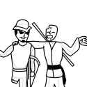 Cripple the archer and Retard the monk.png