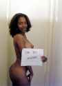 Negro Bed Wench - race play with white master - naked - your pet nigger sign holding slave wench.png