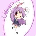animal_ears blazer blush bunny_ears chibi long_hair purple_hair skirt solo touhou yamabuki_(yusuraume)-5c1b89e350088460bfd868a335c06410.png