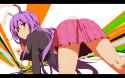 all_fours animal_ears blush bunny_ears denpa_onna_to_seishun_otoko legs long_hair looking_back parody purple_hair red_eyes skirt touhou-e52318cd190b57d39e6c07dea1355762.png