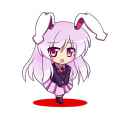 animal_ears blazer bunny_ears chibi dress_shirt kamelie long_hair necktie open_mouth pink_eyes pink_hair shirt skirt smile solo touhou-a6ebdca8bd7e2049df7c5e28483b784a.jpg