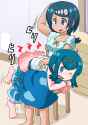 lolibooru 151555 eyebrows_visible_through_hair mother_and_daughter multiple_girls pokemon_(anime) pokemon_sm_(anime) suiren's_mother_(pokemon) suiren_(pokemon).jpg