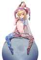 yande.re 401869 censored clownpiece ddism loli nipples no_bra nopan pantyhose shirt_lift torn_clothes touhou.jpg
