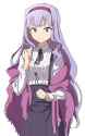 1116-1girl hairband long_sleeves pink_eyes shawl silver_hair smile solo white_background eiraprpr shijou_takane idolmaster.jpg