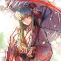 Code_Geass_CC_Kimono_Undrawn_Umbrella_For_Sun_Playing_With_Her_Hair_Tilted_Head_Golden_Eye.jpg