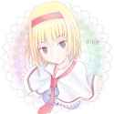 1girl blonde_hair blue_eyes blush capelet female hairband highres irigoma_(jikabi_baisen) kujira-kousen md5_mismatch short_hair smile solo touhou-874318cadd5fd94377a732b09a13df5e.png