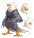 eagle fluffy zipper jacket ref.jpg