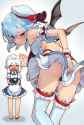 lolibooru%20164509%20blue_legwear%20hat_ribbon%20izayoi_sakuya%20maid_headdress%20multiple_girls%20red_ribbon%20remilia_scarlet%20touhou_project%20twin_braids%20waist_apron%20white_hair.jpg