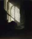 Circle of Rembrandt - A Man seated reading at a Table in a Lofty Room (1630).jpg