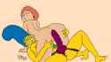 2242222 - Family_Guy Lois_Griffin Marge_Simpson The_Simpsons animated nickartist.gif