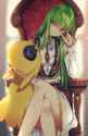 Code_Geass_CC_Sitting_On_A_Throne_Queen_Dress_White_Dress_Pizza_Hut_Toy_Smiling_Red_Throne.jpg